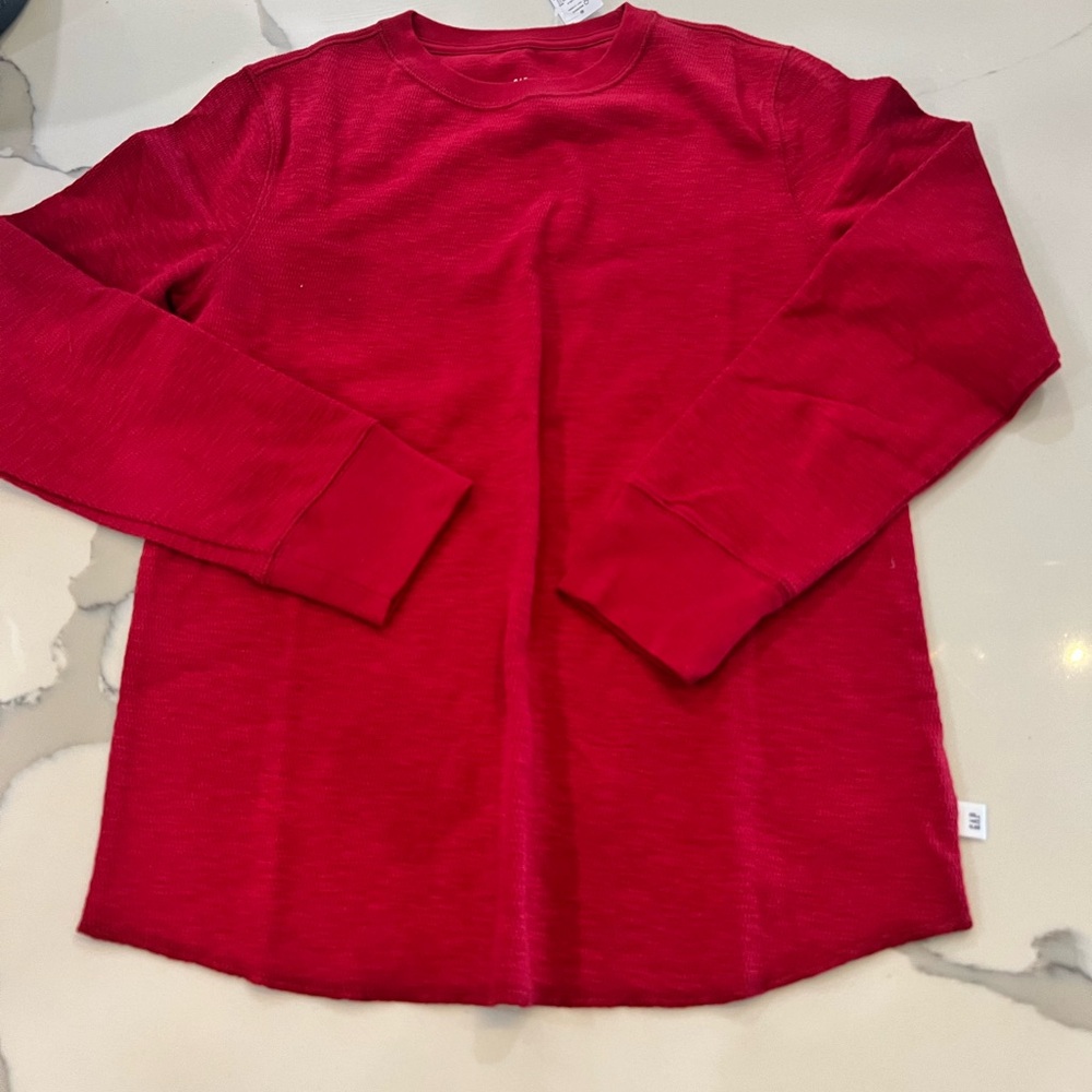 Gap kids waffle L/S NWT